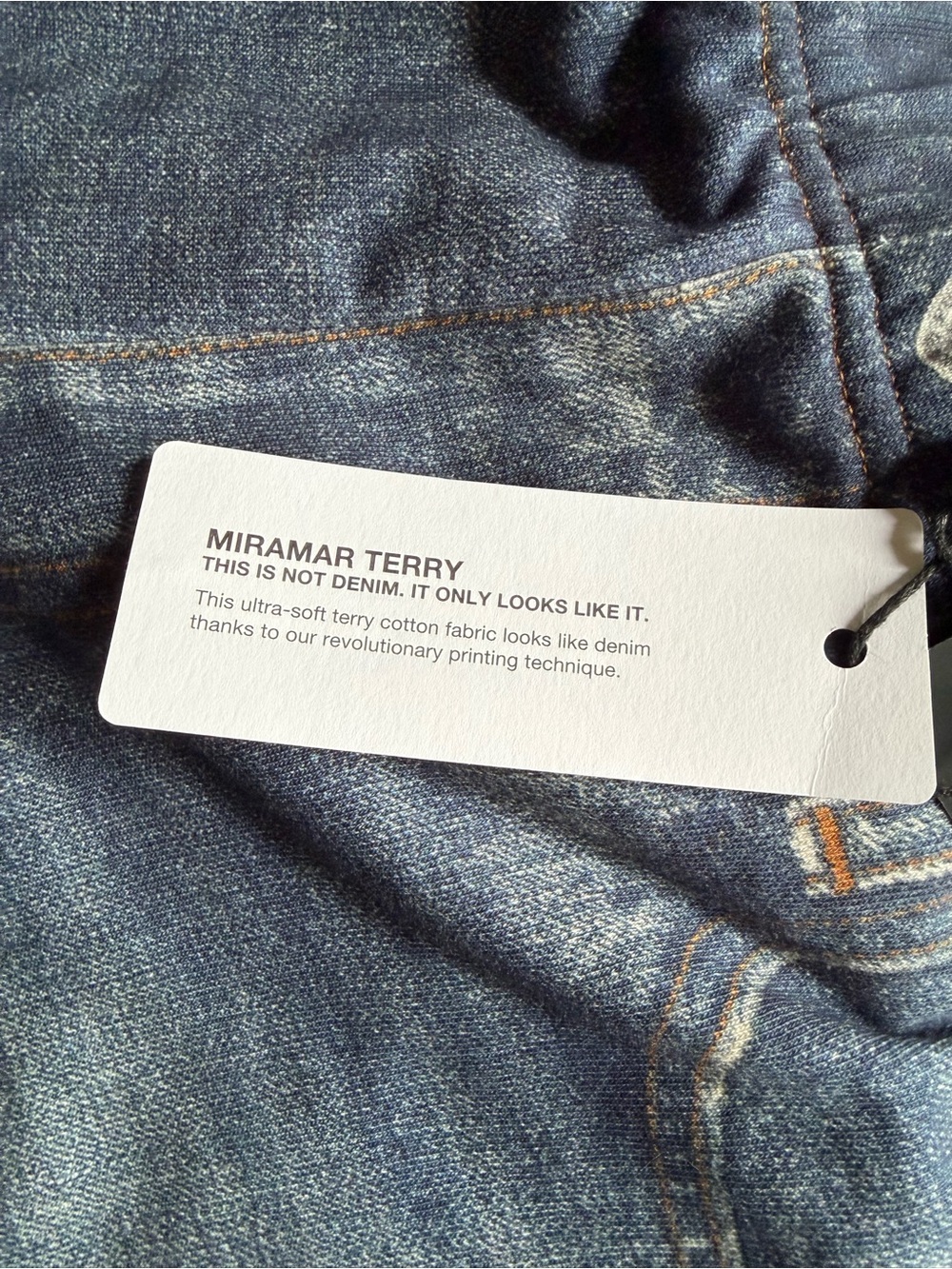 Wide Leg Rag and Bone Blue Sweat pant Jeans NWT - Picture 7 of 9